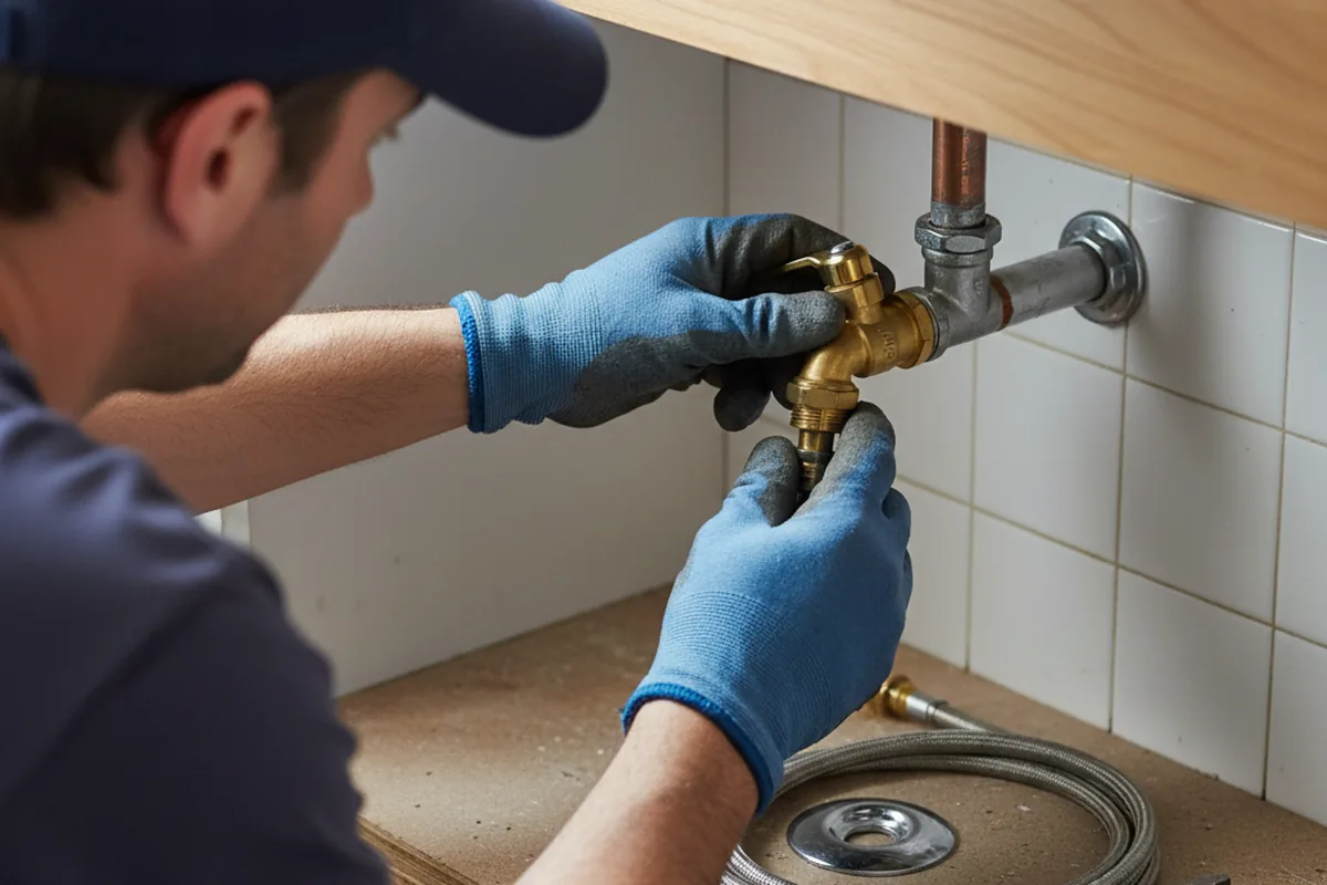 Shutoff valve and fitting work during Repiping in Estacada